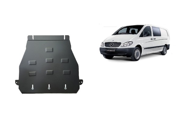 Stalowa Osłona skrzyni biegów Mercedes Vito W639 - 2.2 D 4x2