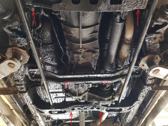 Stalowa Osłona skrzyni biegów Nissan Terrano II 