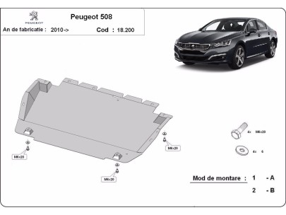 Stalowa Osłona pod silnik Peugeot 508