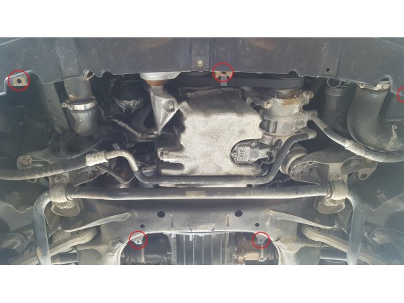 Stalowa Osłona pod silnik Seat Exeo