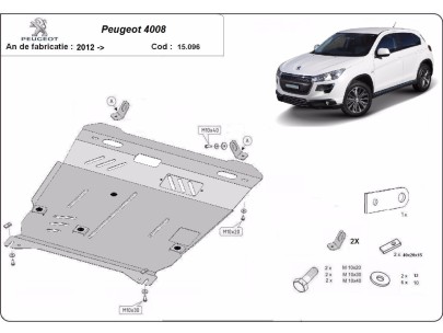 Stalowa Osłona pod silnik Peugeot 4008