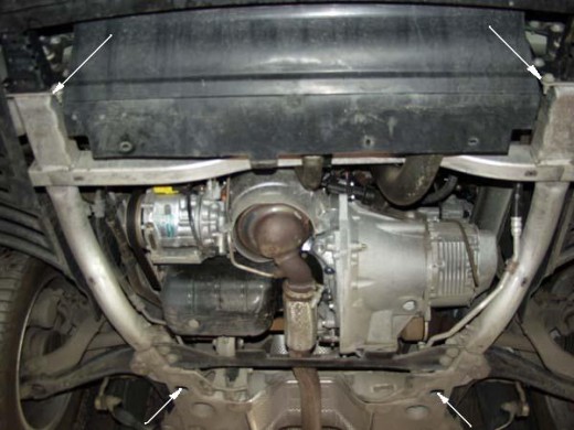 Stalowa Osłona pod silnik Peugeot 407