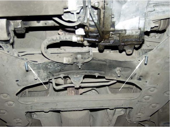 Stalowa Osłona pod silnik Peugeot 607