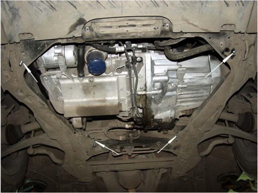 Stalowa Osłona pod silnik Peugeot 607