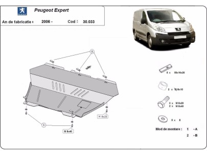 Stalowa Osłona pod silnik Peugeot Expert