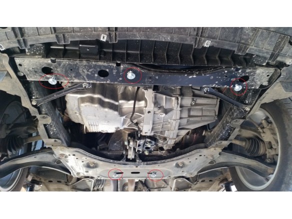 Stalowa Osłona pod silnik Nissan Qashqai J11