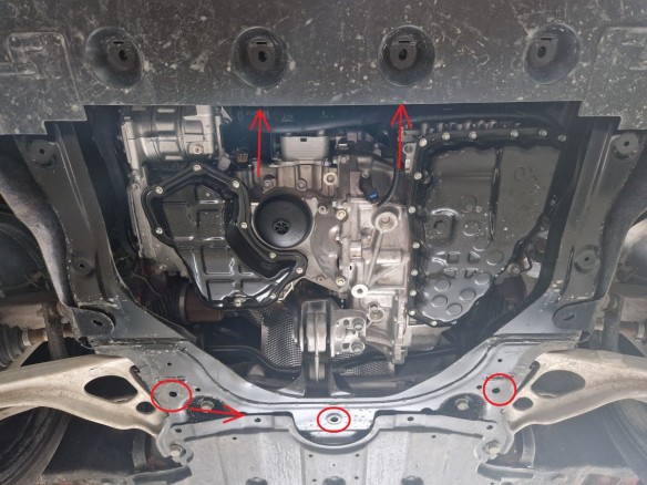 Stalowa Osłona pod silnik Nissan X-Trail T33