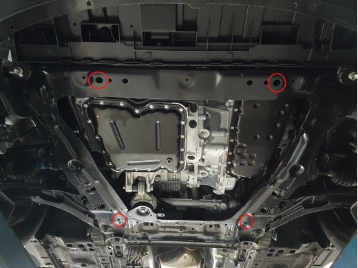 Stalowa Osłona pod silnik Nissan X-Trail T32