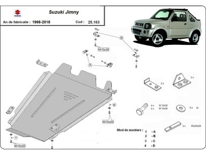 Stalowa Osłona  skrzynka transferowa Suzuki Jimny