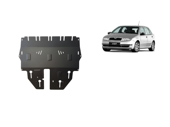 Stalowa Osłona pod silnik Skoda Fabia 1