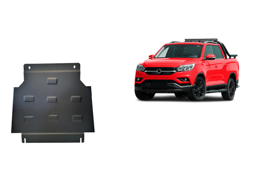 Stalowa Osłona skrzyni biegów Ssangyong Musso Grand