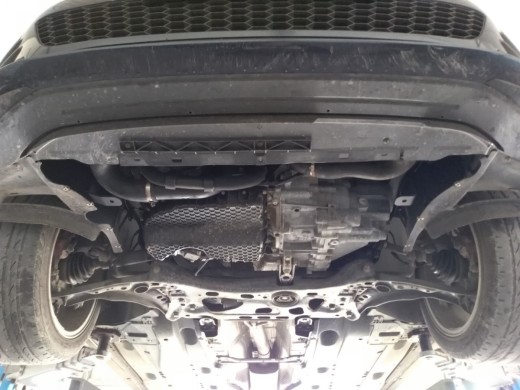 Stalowa Osłona pod silnik Skoda Octavia 3 - reczna skrzynia biegow