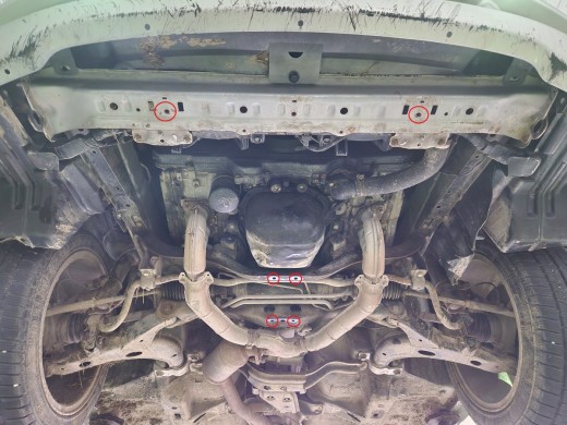 Stalowa Osłona pod silnik Subaru Forester 1