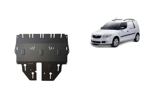 Stalowa Osłona pod silnik Skoda Praktik