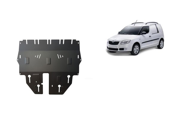 Stalowa Osłona pod silnik Skoda Praktik
