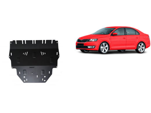 Stalowa Osłona pod silnik Skoda Rapid