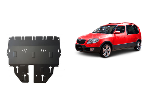 Stalowa Osłona pod silnik Skoda Roomster