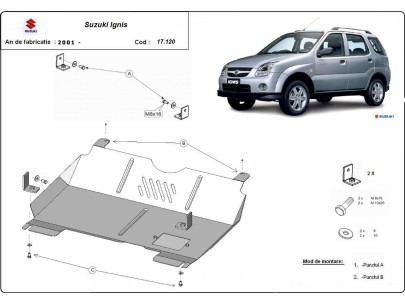 Stalowa Osłona pod silnik Suzuki Ignis