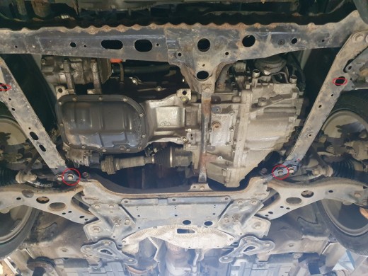Stalowa Osłona pod silnik Toyota Auris