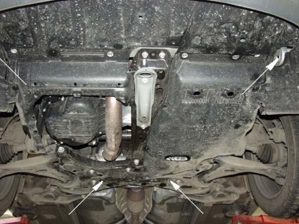 Stalowa Osłona pod silnik Toyota Avensis