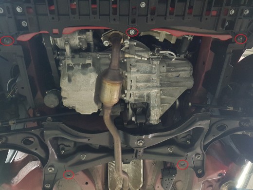 Stalowa Osłona pod silnik Toyota Aygo AB10