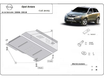 Stalowa Osłona pod silnik Opel Antara
