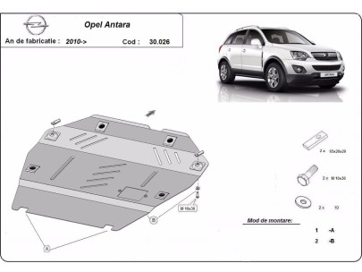 Stalowa Osłona pod silnik Opel Antara