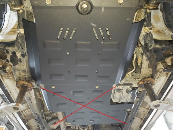 Stalowa Osłona skrzyni biegów Toyota Hilux Invincible