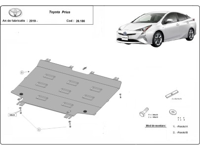 Stalowa Osłona pod silnik Toyota Prius
