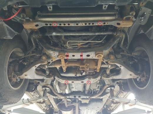 Stalowa Osłona pod silnik Toyota 4Runner