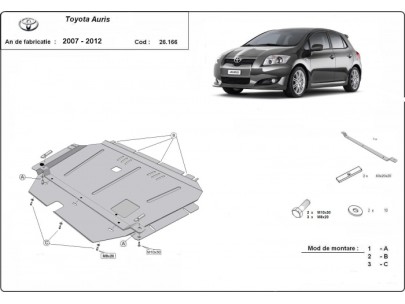 Stalowa Osłona pod silnik Toyota Auris