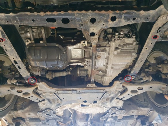 Stalowa Osłona pod silnik Toyota Auris