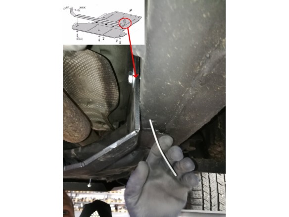 Stalowa Osłona skrzyni biegów i reduktora Volkswagen Amarok