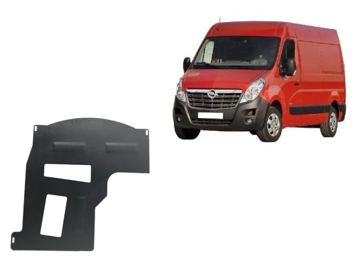 Stalowa Osłona pod katalizator Opel Movano B 