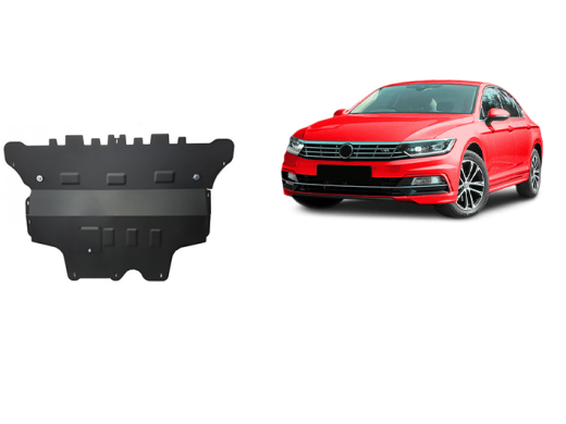Stalowa Osłona pod silnik VW Passat B8 - automatyczna skrzynia biegów