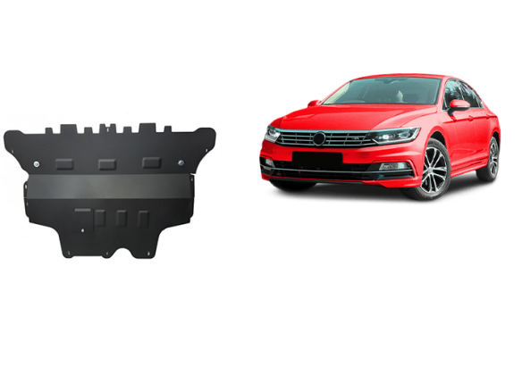 Stalowa Osłona pod silnik VW Passat B8 - automatyczna skrzynia biegów