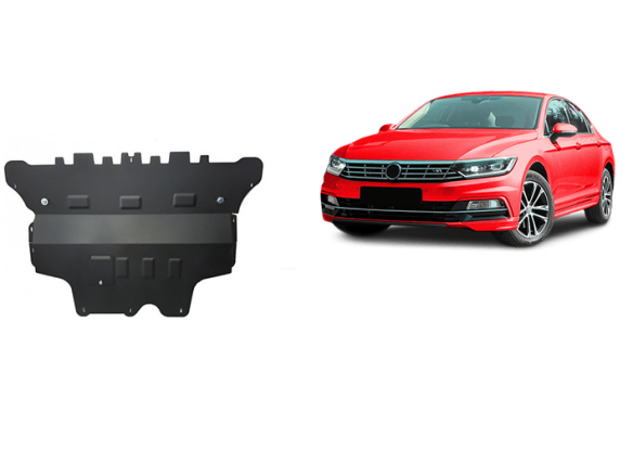 Stalowa Osłona pod silnik VW Passat B8 - reczna skrzynia biegow
