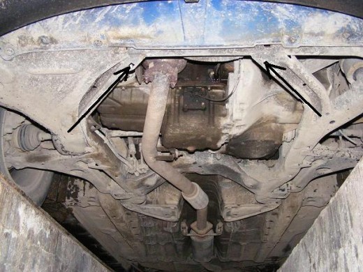 Stalowa Osłona pod silnik Opel Vectra B
