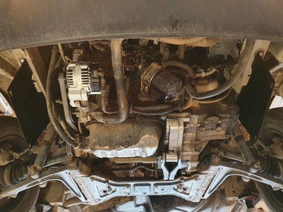 Stalowa Osłona pod silnik VW Transporter T4 Caravelle