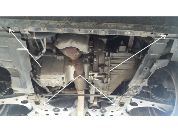 Stalowa Osłona pod silnik Opel Combo D 