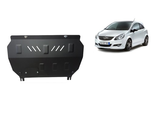 Stalowa Osłona pod silnik Opel Corsa D