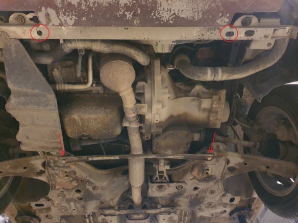 Stalowa Osłona pod silnik Opel Corsa D