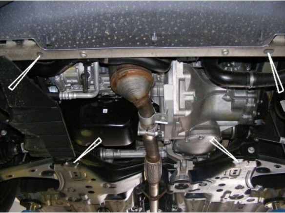 Stalowa Osłona pod silnik Opel Corsa D