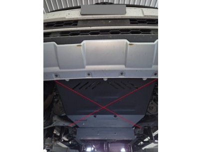 Stalowa Osłona skrzyni biegów i reduktora Volkswagen Amarok - V6 automat
