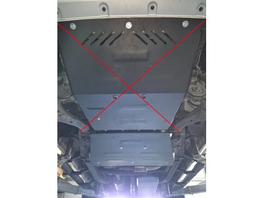 Stalowa Osłona skrzyni biegów i reduktora Volkswagen Amarok - V6 automat