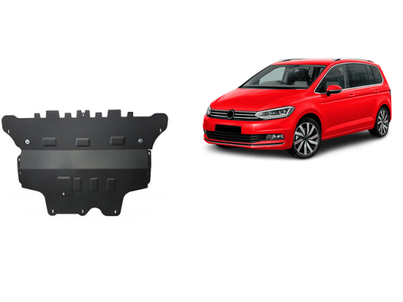 Stalowa Osłona pod silnik VW Touran - automatyczna skrzynia biegów