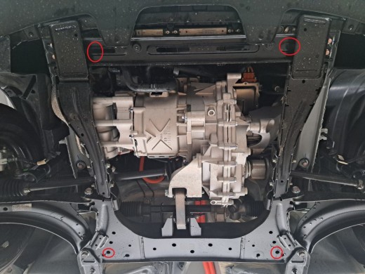 Stalowa Osłona pod silnik Dacia Spring