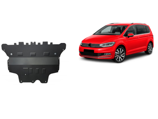 Stalowa Osłona pod silnik VW Touran - reczna skrzynia biegow