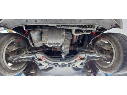 Stalowa Osłona pod silnik VW Up