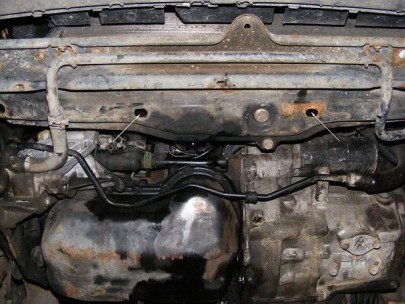 Stalowa Osłona pod silnik Volkswagen Passat - B3, B4 - Diesel